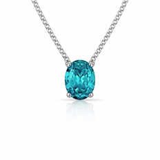 Gargantilha Blend Collection com Zircônia Topázio Oval