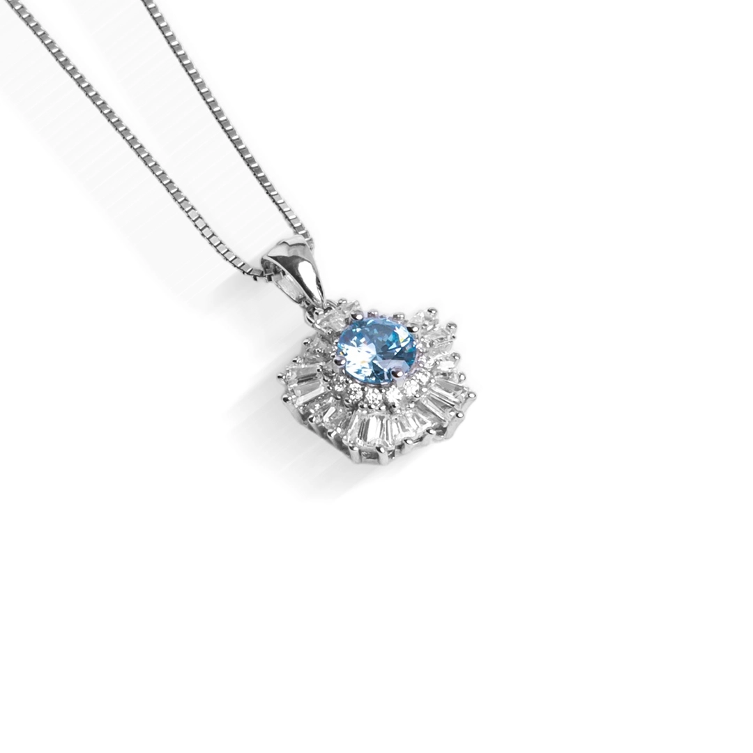 Gargantilha Blend Collection com Zircônias Cristal e Topázio