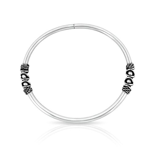 Bracelete com Acabamento Envelhecido Detalhes Laterais