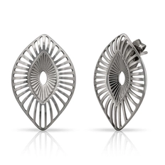 Brinco Navete Vazado - Steel Woman