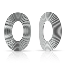 Brinco Oval Vazado - Steel Woman