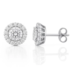 Brinco Top com Zircônias Cristal Cravejadas