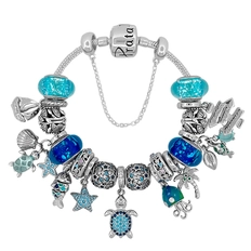 Pulseira de Prata 925 Encantos do Mar Linha Presents