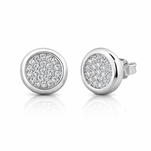 Brinco Top Redondo com Zircônia Cristal