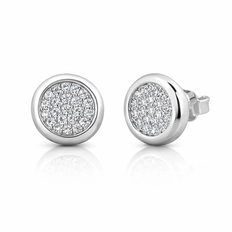 Brinco Top Redondo com Zircônia Cristal