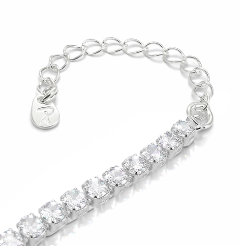 Gargantilha Riviera com Zircônias Cristal