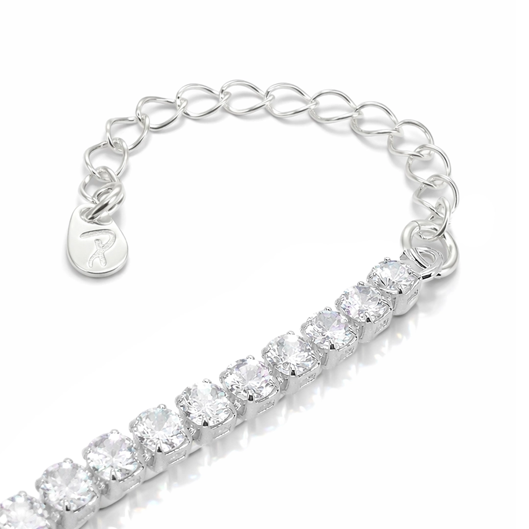 Gargantilha Riviera com Zircônias Cristal