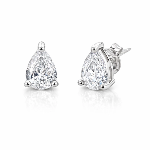 Brinco Top com Zircônia Gota Cristal