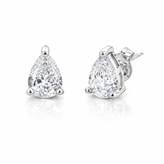 Brinco Top com Zircônia Gota Cristal