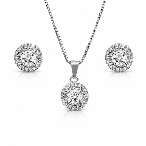 Conjunto Redondo de Zircônias Cristal