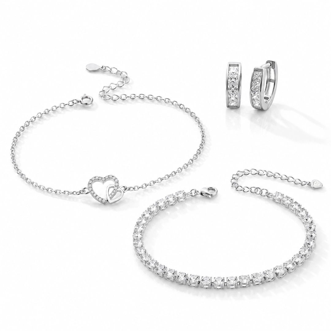 Destaques - Pulseiras e Brinco Click