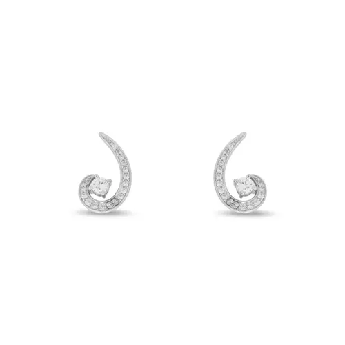 Brinco Top Trabalhado com Zircônia Cristal