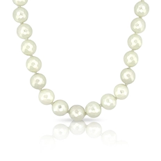 Colar de Pérola Glass Facetada com Fecho Imã