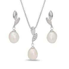 Conjunto Navete com Pérola Biwa