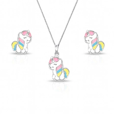 Conjunto Kids Unicórnio Esmaltado