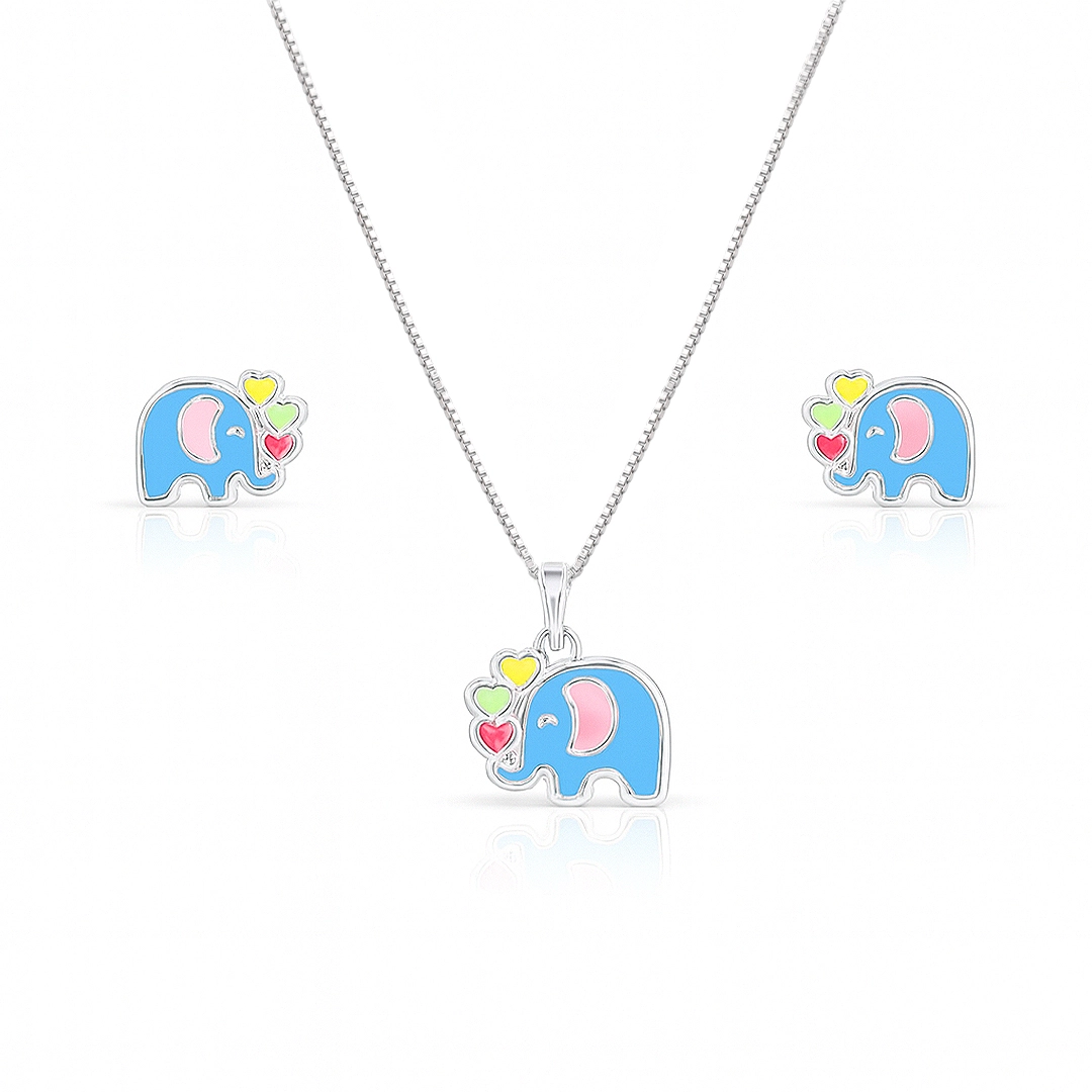 Conjunto Kids com Elefante Azul