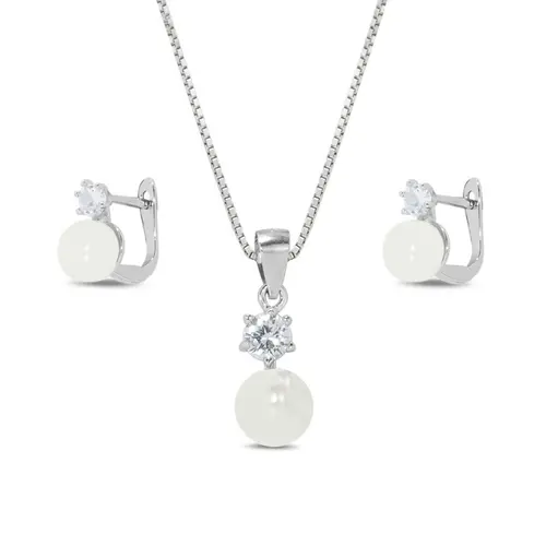 Conjunto Clássico de Pérola Biwa e Ponto Luz