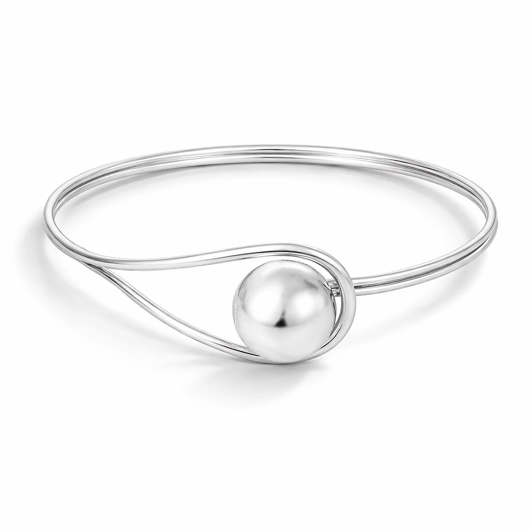 Bracelete de Esfera Espelhada
