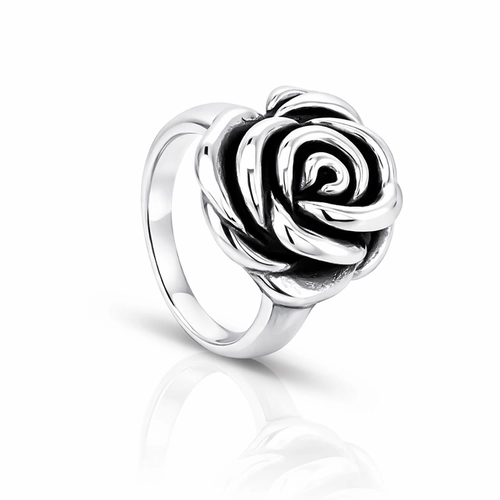 Anel de Flor Envelhecida em Eletroformação