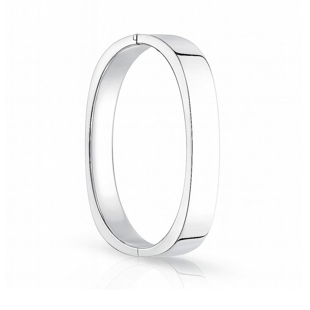 Bracelete Oco com Fio Quadrado 8mm
