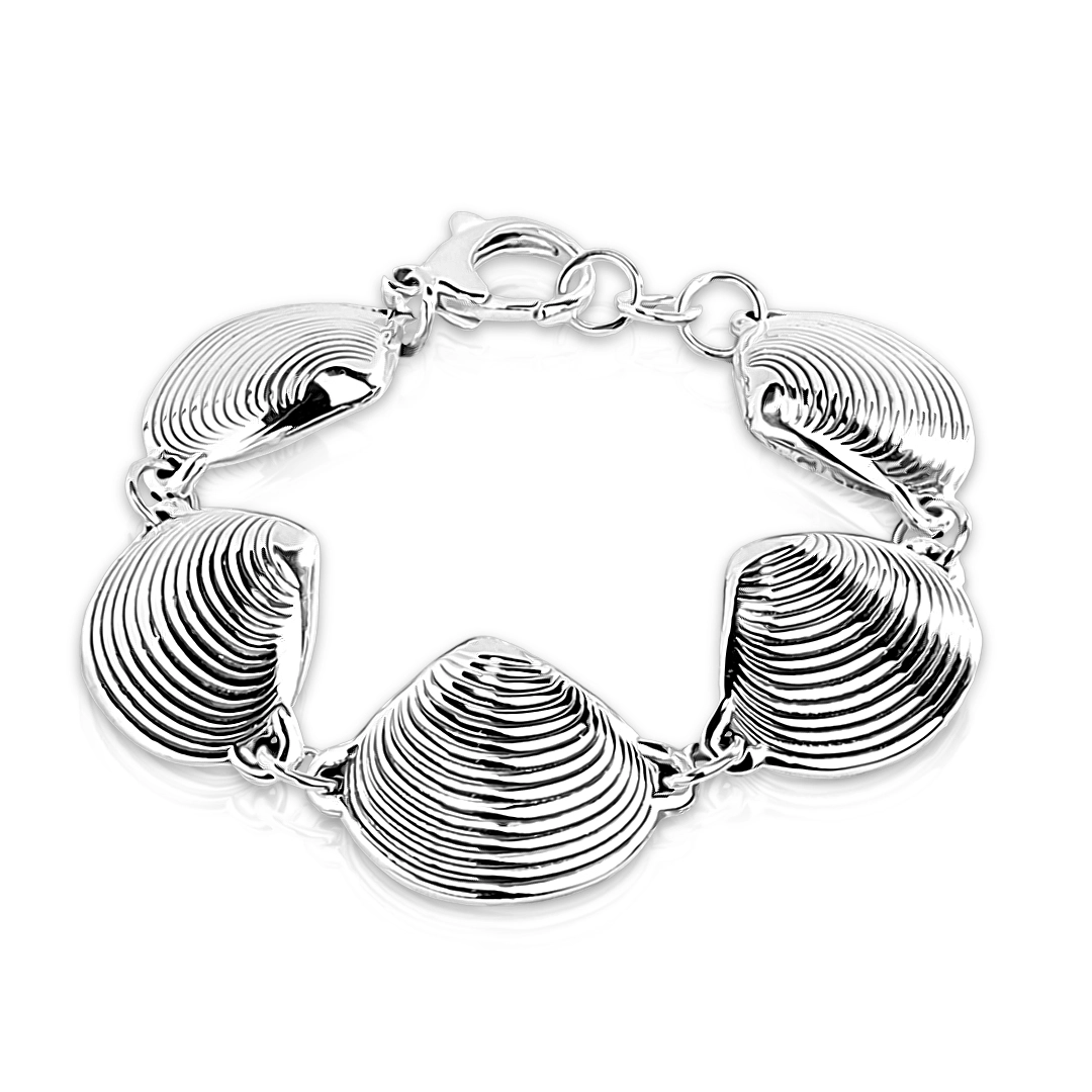 Pulseira Conchas Envelhecidas por Eletroformação