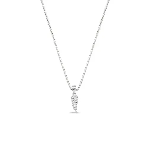 Gargantilha de Prata Asa com Zircônias Cristal