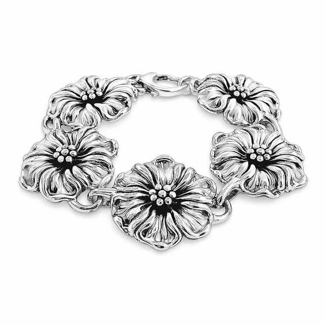 Pulseira de Flores Envelhecidas em Eletroformação