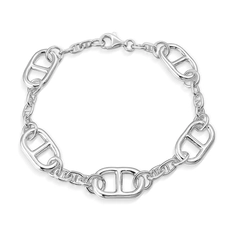 Pulseira de Elos Espelhados