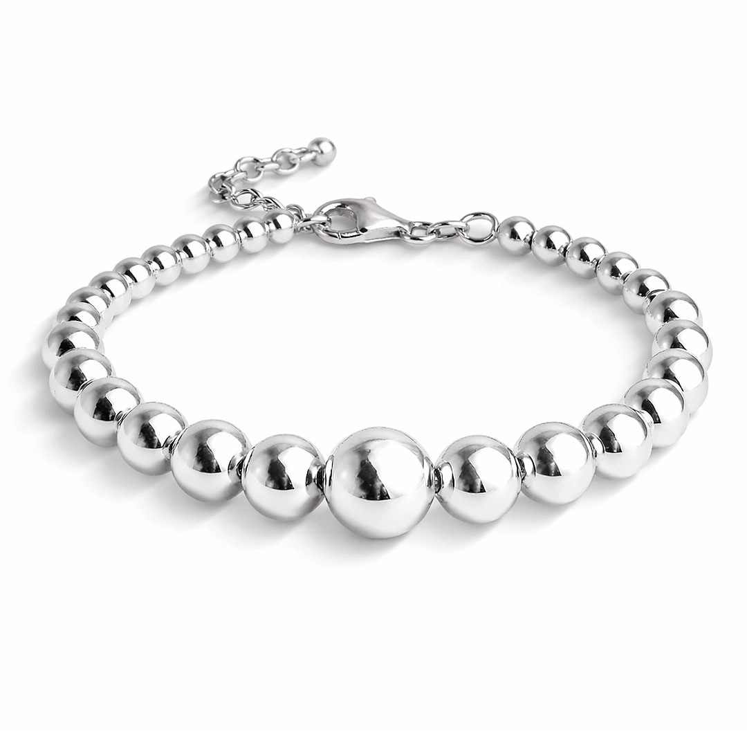 Pulseira de Esferas Espelhadas