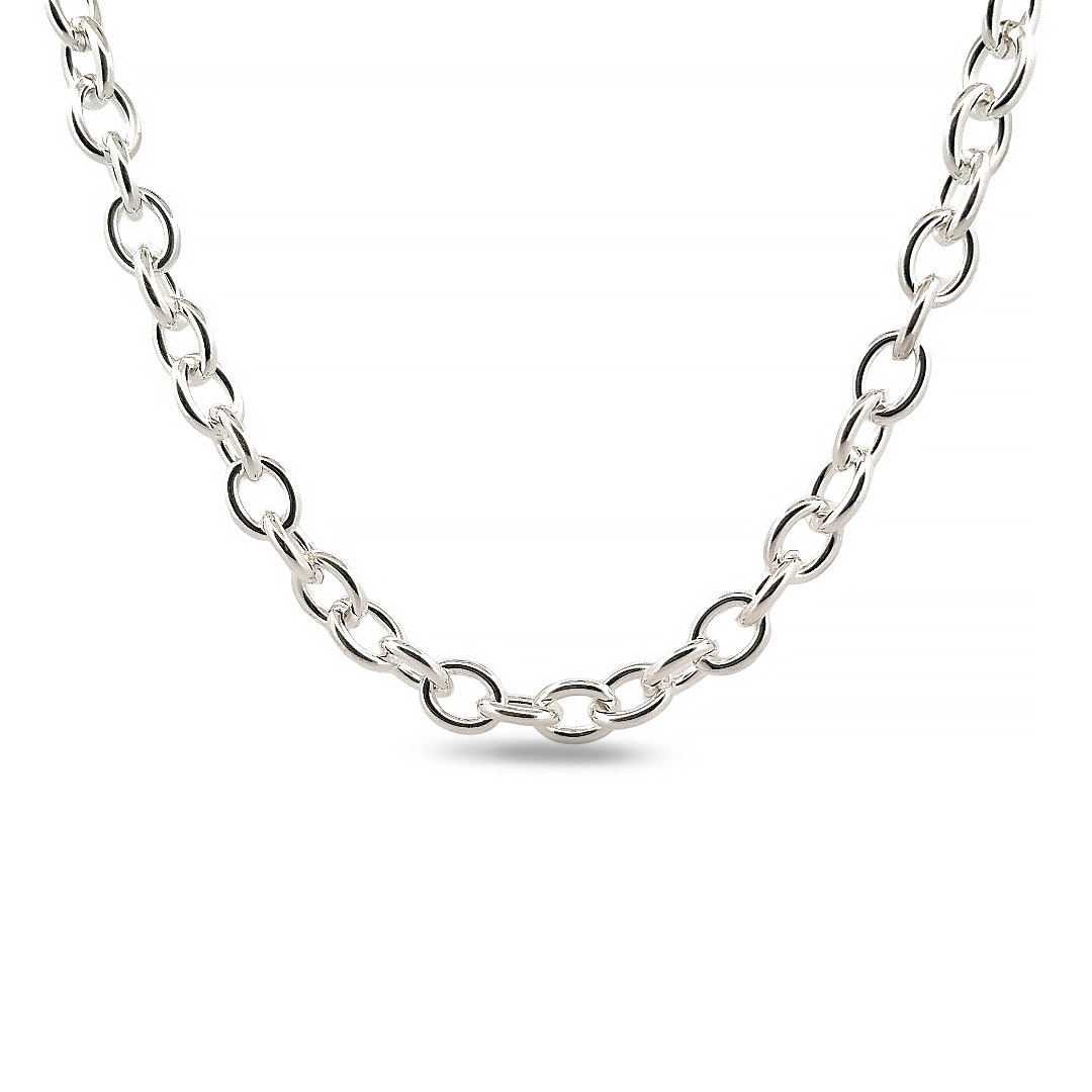 Choker Com Elos Ovais Espelhados