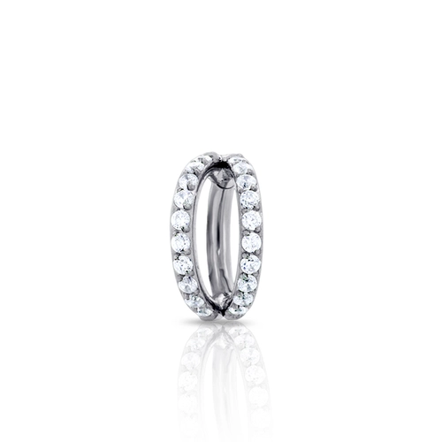 Piercing Argola Dupla com Zircônias