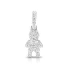 Pingente de Menino Com Zircônias Cristal