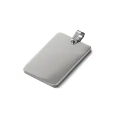 Pingente de Placa Lisa Retangular