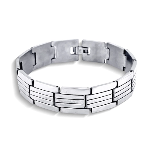 Pulseira com Elos Trabalhados