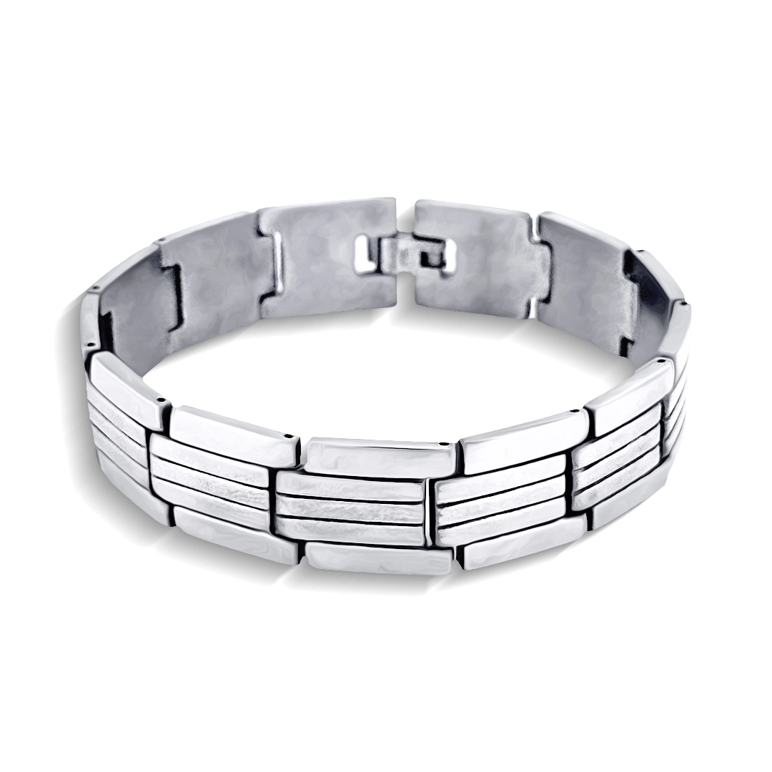 Pulseira com Elos Trabalhados