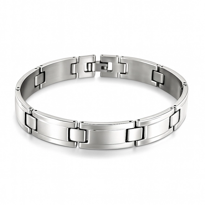 Pulseira com Elos Espelhados
