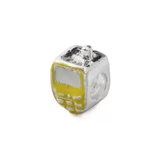 Berloque Presents Celular Amarelo Esmaltado