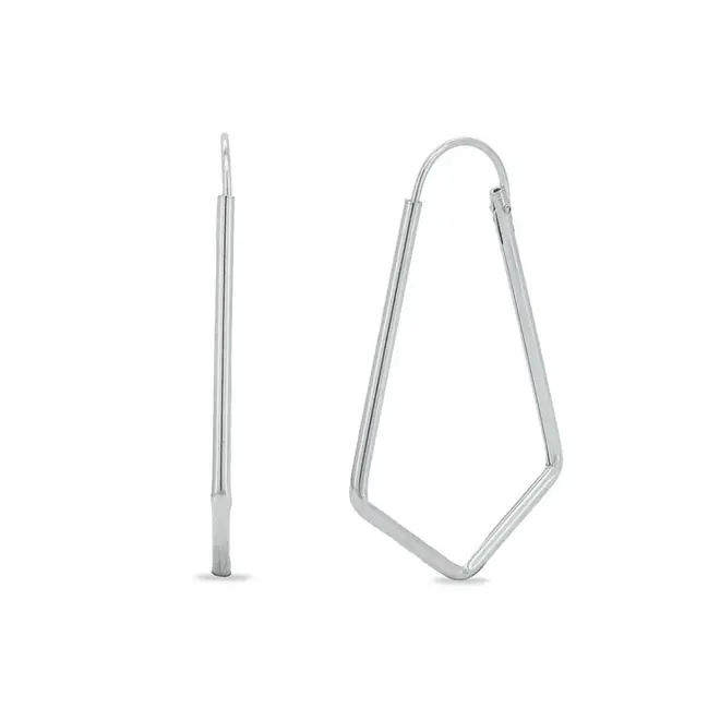 Brinco de Argola com Fio Roliço