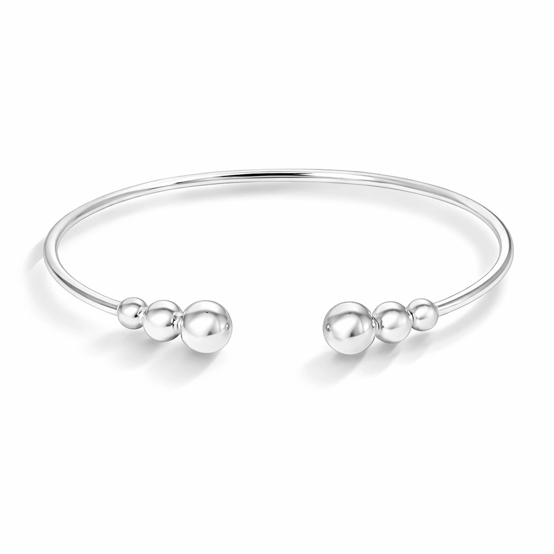 Bracelete de Esferas Triplas
