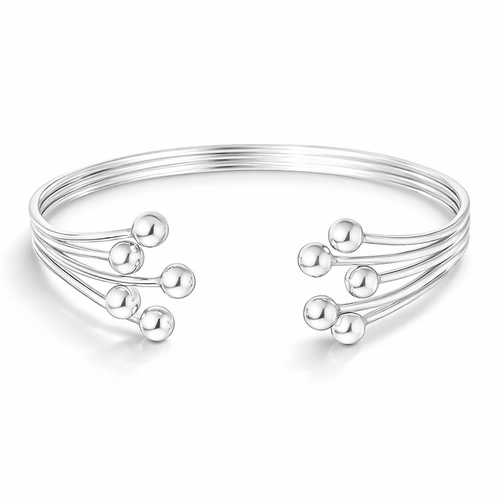 Bracelete Cinco Fios com Esferas
