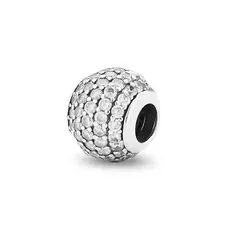Berloque Separador com Zircônias Cristal