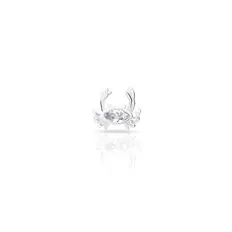 Piercing Brinco de Caranguejo e Zircônia Cristal