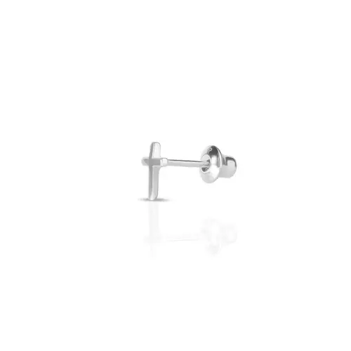 Piercing Brinco Cruz Espelhada