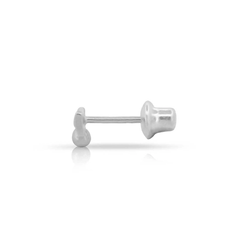 Brinco Piercing Laço Espelhado