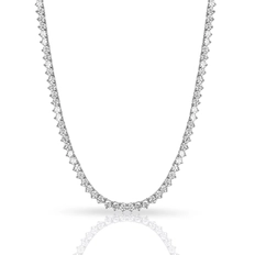 Colar de Prata Blend Collection Riviera com Zircônias Redondas