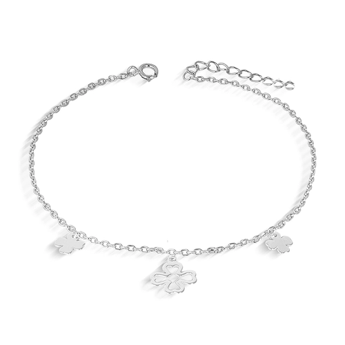 Pulseira com Trevos Espelhados