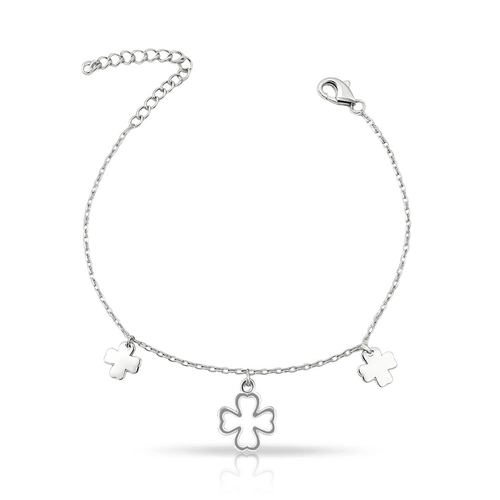 Pulseira com Trevos Espelhados