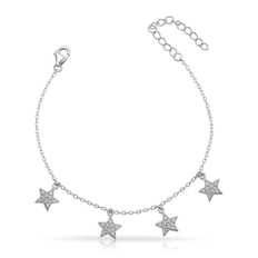 Pulseira com Estrelas de Zircônias
