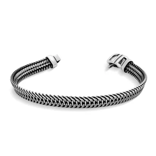 Pulseira Envelhecida Trançada