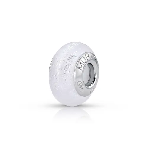 Berloque Separador Murano com Glitter